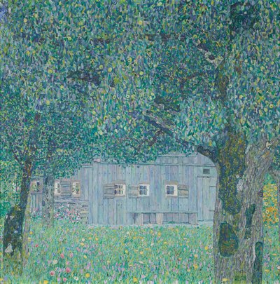 オーバーエスターライヒ州の農家 作： Gustav Klimt