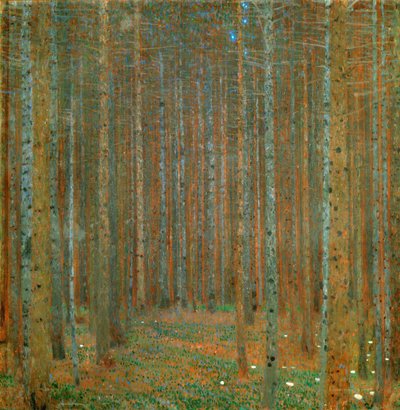 樅の木Ⅰ - クリムト、グスタフ（1862-1918） - 1901 - 油彩・キャンバス - 90x90 - Kunsthaus Zug, Collection Kamm 作： Gustav Klimt