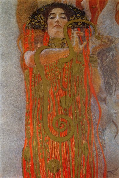Hygieia、1900-7（医学からの詳細） 作： Gustav Klimt
