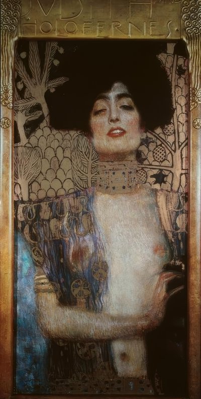 ホロフェルネスの頭を持つジュディス 作： Gustav Klimt