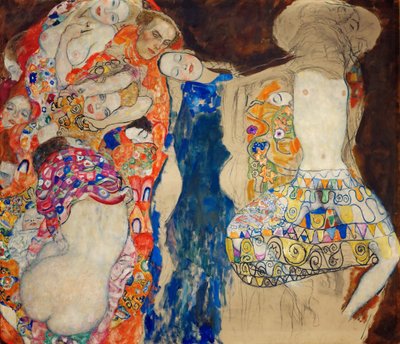 La Mariee - The Bride - Klimt, Gustav (1862-1918) - 1918 - 油彩・キャンバス - 165x191 - Oesterreichische Galerie Belvedere, Vienna 作： Gustav Klimt