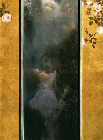 愛。 1895 作： Gustav Klimt