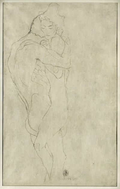 恋人たち 作： グスタフ・クリムト