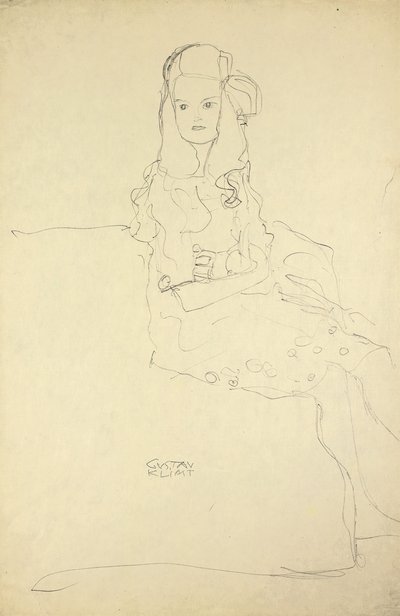 マダ・プリマベシ、1912年 作： Gustav Klimt
