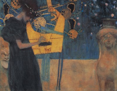 音楽（ザ・ミュージック 作： Gustav Klimt