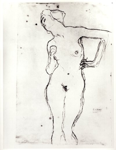 ヌード 作： Gustav Klimt