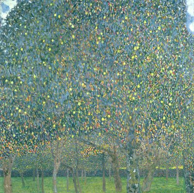 ナシの木、1903年（油彩とキャンバス上のカゼイン） 作： Gustav Klimt