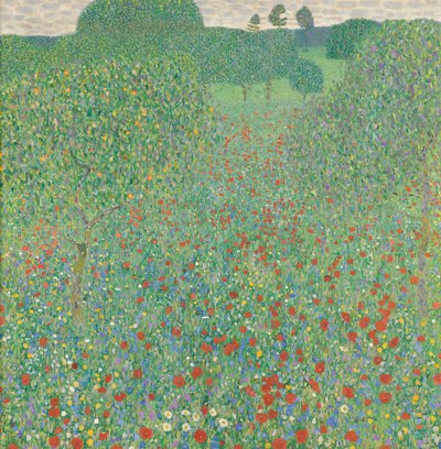 ポピー畑 作： Gustav Klimt