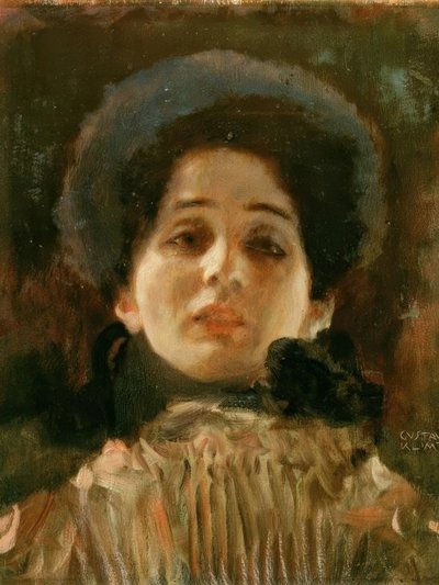 前の肖像画 作： Gustav Klimt