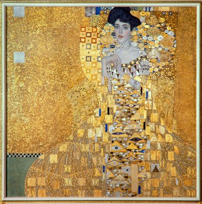 アデル・ブロッホ・バウアーの肖像 作： Gustav Klimt