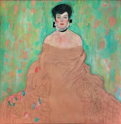 アマリー・ズッカーカンドルの肖像 作： Gustav Klimt