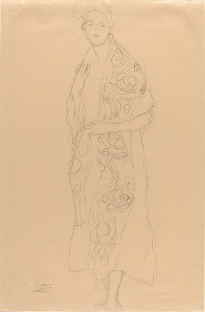 女性の肖像 作： Gustav Klimt