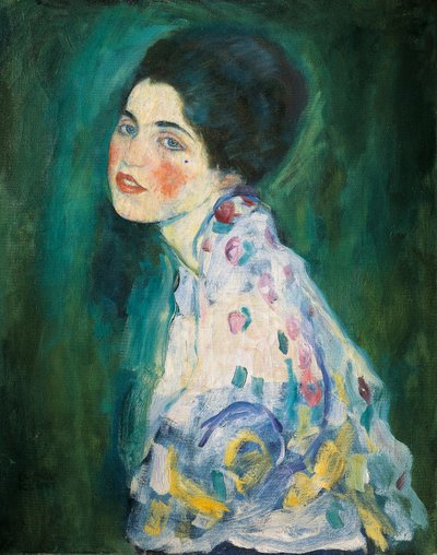 若い女性の肖像 作： Gustav Klimt