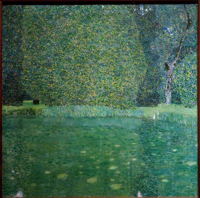 カマーアムアターゼーの城の池 作： Gustav Klimt