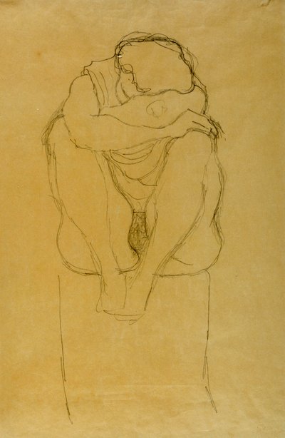 着席女性 作： Gustav Klimt