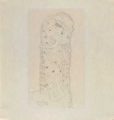 スタンディング・ペア・オブ・ラヴァーズ 作： Gustav Klimt
