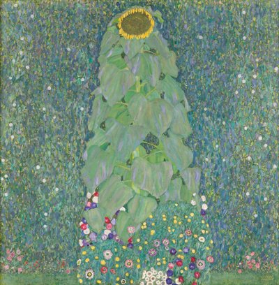 ひまわり、1907-1908。 作： Gustav Klimt