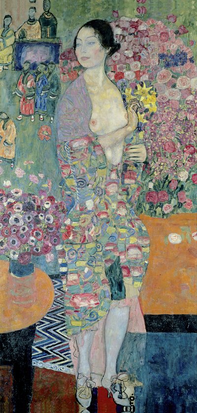 ダンサー、ca 1916-1918 作： Gustav Klimt