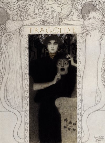 悲劇、1897 作： Gustav Klimt