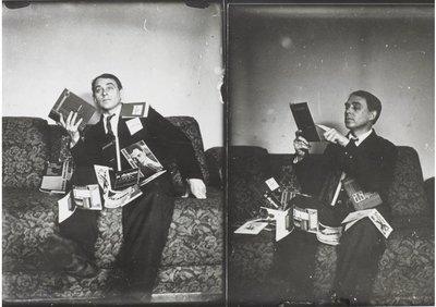 アレクセイクルシェニクの二重肖像 作： Gustav Klutsis