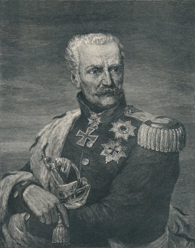 Gebhard Leberecht Von Blucher、プリンスオブヴァルシュタット、c1815-1819、1896 作： Gustav Kruell