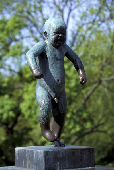 sculpture, Frognerparken, Oslo, Norway, Europe 作： Gustav Vigeland