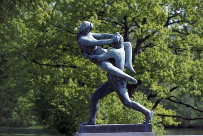 sculpture, Frognerparken, Oslo, Norway, Europe 作： Gustav Vigeland