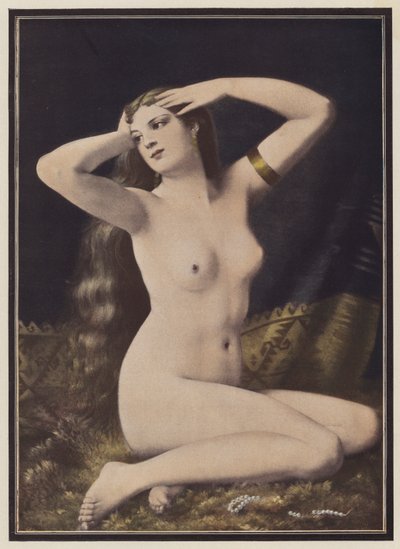夏の楽しみ (カラーリソ) 作： Gustave Henri Eugene Delhumeau