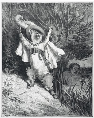 長靴を履いた猫 作： Gustave (after) Dore