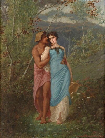 ガラテアと羊飼いアシス 作： Gustave Boulanger
