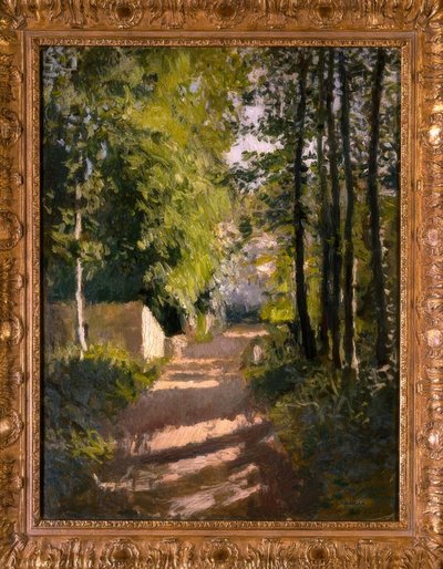 Alléesousboisとノルマンディー 作： Gustave Caillebotte