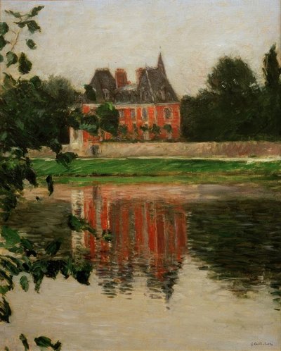 セーヌ川、アルジャントゥイユの城 作： Gustave Caillebotte