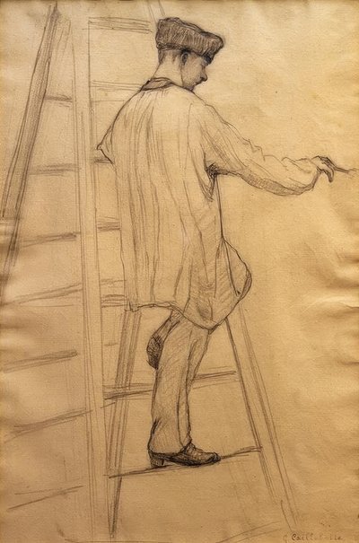 家の画家のための研究 作： Gustave Caillebotte
