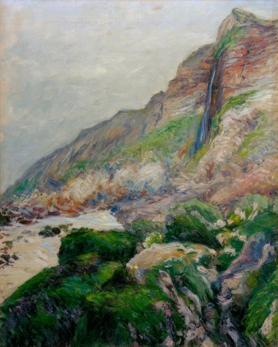 ノルマンディーの断崖 作： Gustave Caillebotte