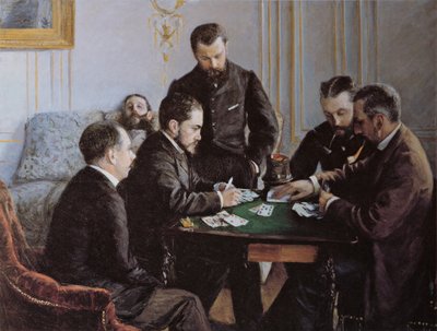 ベシグの一部、1881年。 作： Gustave Caillebotte