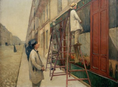 建築家 作： Gustave Caillebotte