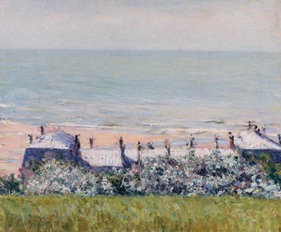 オテル・デ・ロッシュ・ノワールの屋根、トゥルーヴィル 作： Gustave Caillebotte