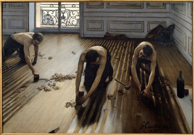 パーケットプレーナー 作： Gustave Caillebotte