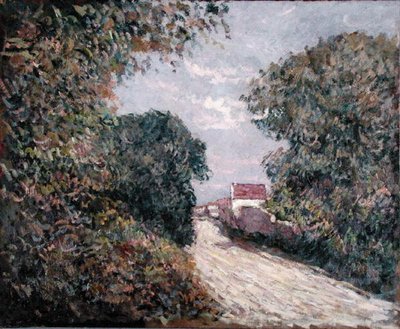 縁の道（油彩・キャンバス） 作： Gustave Caillebotte
