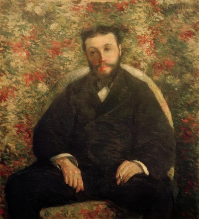 Aの肖像カサボア 作： Gustave Caillebotte