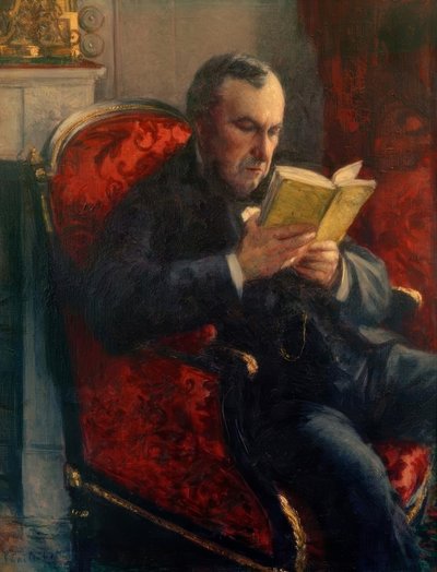 ウジェーヌ・ドーフレの肖像 作： Gustave Caillebotte