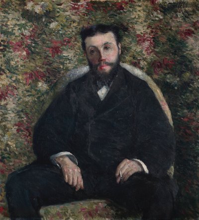 Aの肖像カサボア 作： Gustave Caillebotte