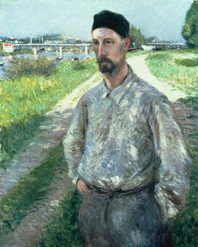 ユージーン・ラミーの肖像 作： Gustave Caillebotte