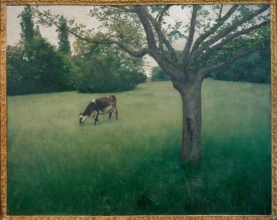 イエールの草原 作： Gustave Caillebotte