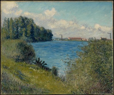 アルジャントゥイユのセーヌ川 作： Gustave Caillebotte