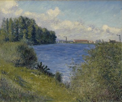 アルジャントゥイユのセーヌ、1892年頃（キャンバスに油彩） 作： Gustave Caillebotte