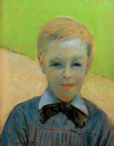 カミーユドーレルの肖像画としても知られる子供の頭 作： Gustave Caillebotte