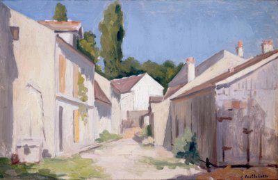イエールへの道 作： Gustave Caillebotte
