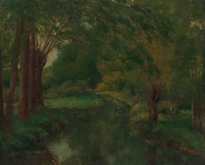 クリアリングの小川、おそらく小川、フォントクーベルテの谷、書斎、おそらく 1862 年。 作： Gustave Courbet