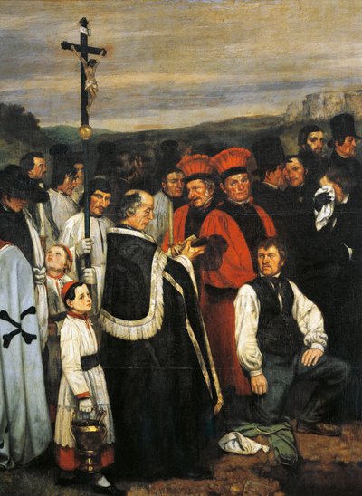 オルナンでの埋葬 作： Gustave Courbet